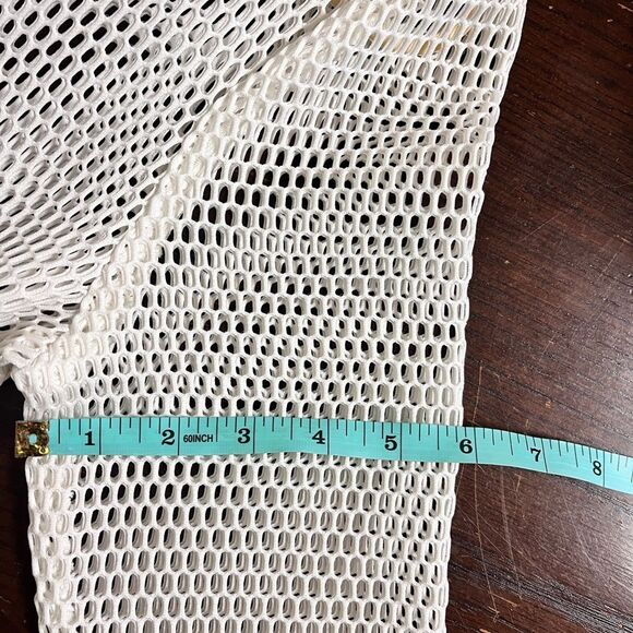 Gracia Peplum Mesh Jeweled top Size M - Picture 8 of 11